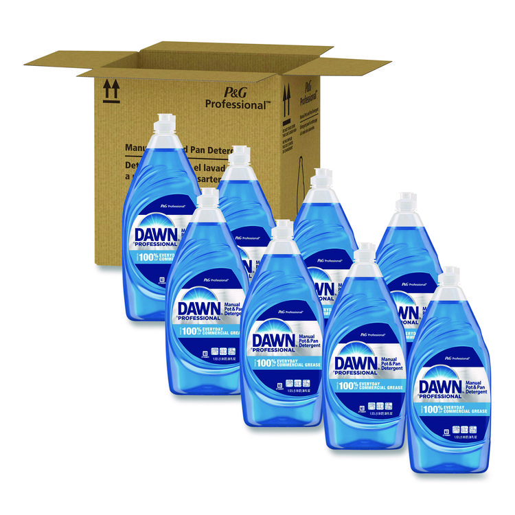 Dawn Professional Manual Pot/Pan Dish Detergent, 38 oz Bottle, 8/Carton (PGC45112CT)
