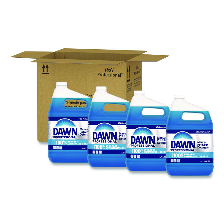 Dawn Professional Manual Pot/Pan Dish Detergent, Original, 4/Carton (PGC57445CT)