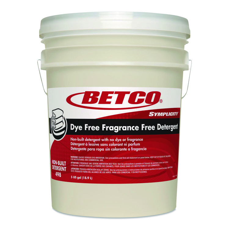 BETCO CORPORATION Symplicity Laundry Detergent, Fragrance-Free, 5 gal Pail (BET4987800)