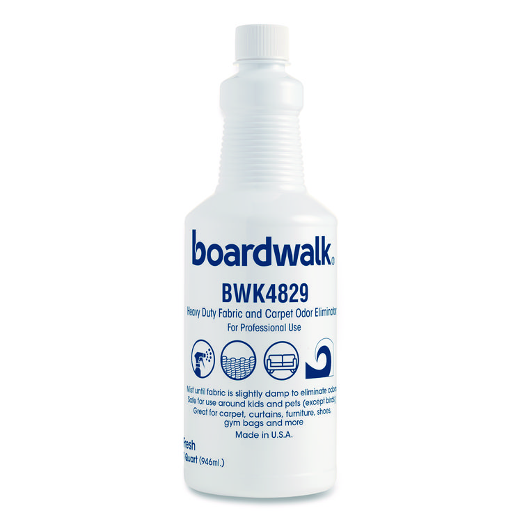 Boardwalk Fabric and Carpet Deodorizer, Fresh Scent, 32 oz Bottle, 6/Carton (BWK4829)