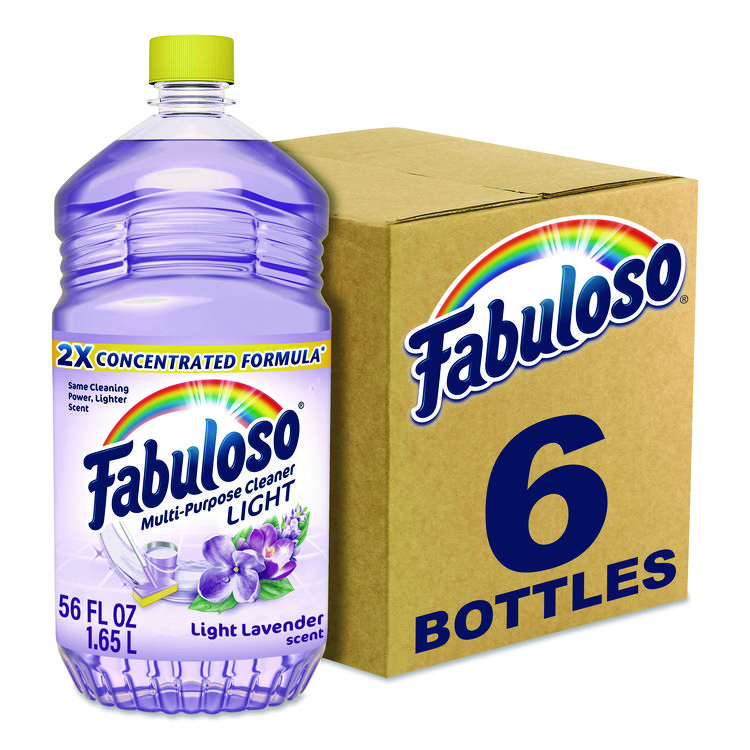 Fabuloso Multi-Use Cleaner, Light Lavender Scent, 56 oz Bottle, 6/Carton (CPC61045945)