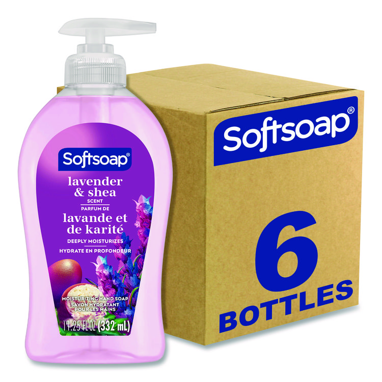 Softsoap Liquid Hand Soap Pumps, Lavender Shea Scent, 6/Carton (CPCUS07058ACT)