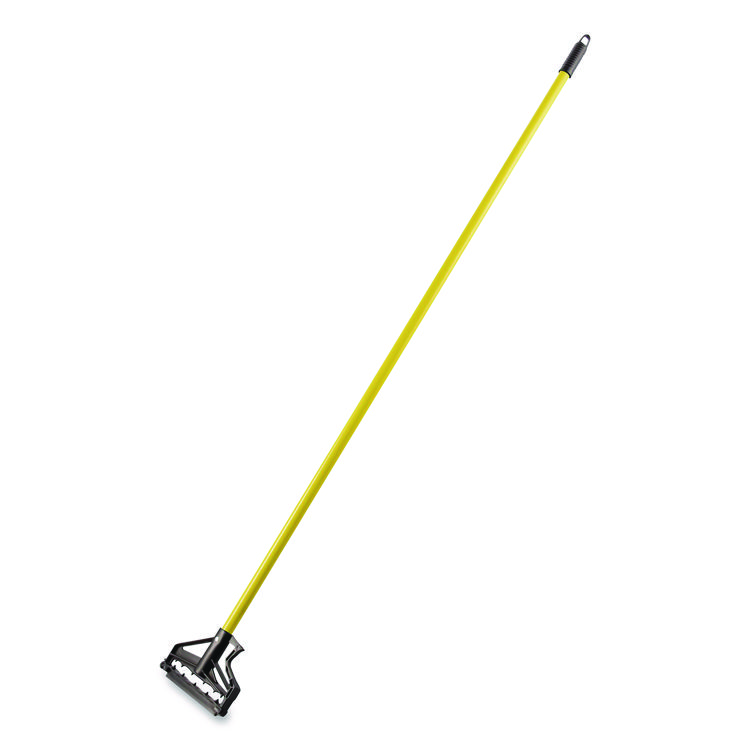 Carlisle Sparta Spectrum Quik-Release Fiberglass Mop Handle, 1" dia x 60", Yellow (CFS4166404)