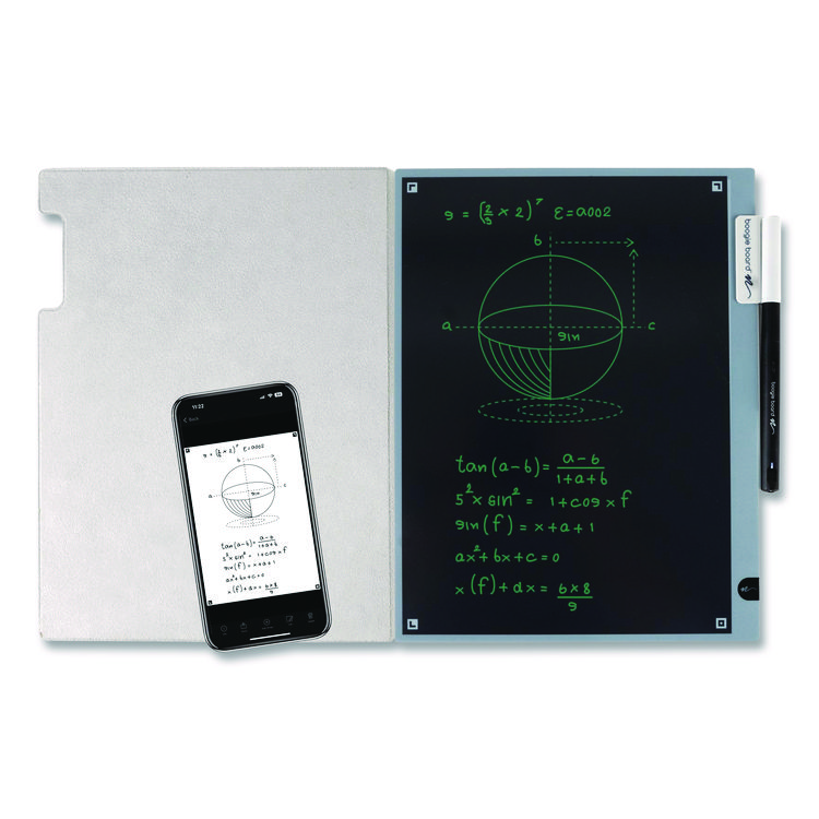 Boogie Board Blackboard 2.0 with Smart Pen, Gray Cover (IMVBD2S160001)