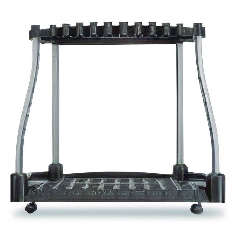 Rubbermaid FastTrack Garage Tool Tower Rack, Plastic, Holds Up to 40 Tools, 38" x 20.5" x 34.4", Black (RUB2140834)