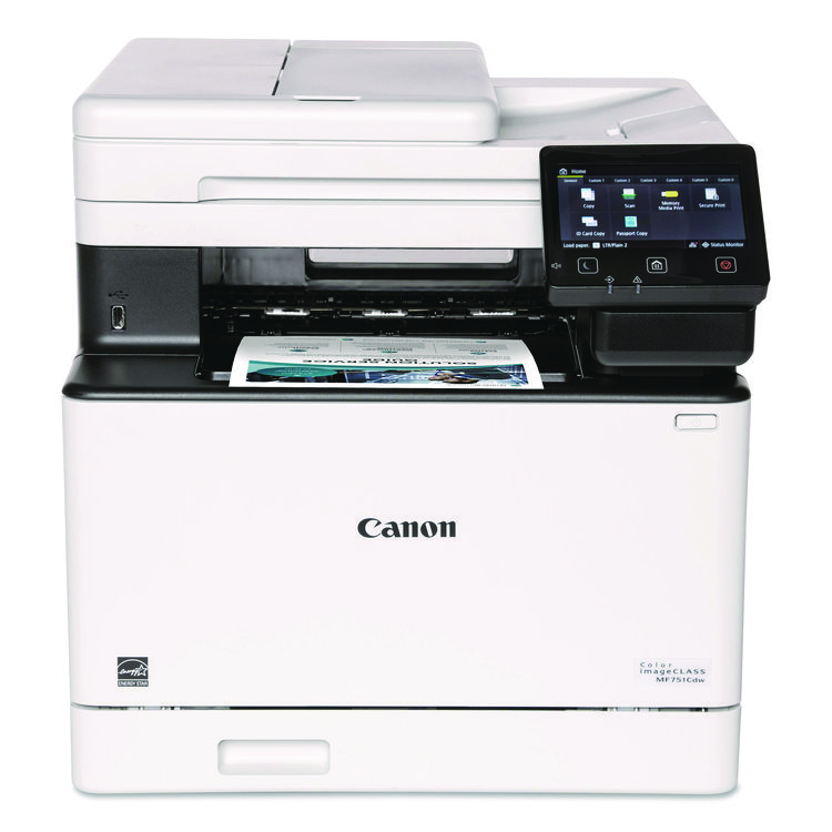 Canon imageCLASS MF751Cdw Wireless Multifunction Laser Printer, Copy/Print/Scan (CNM5455C015)