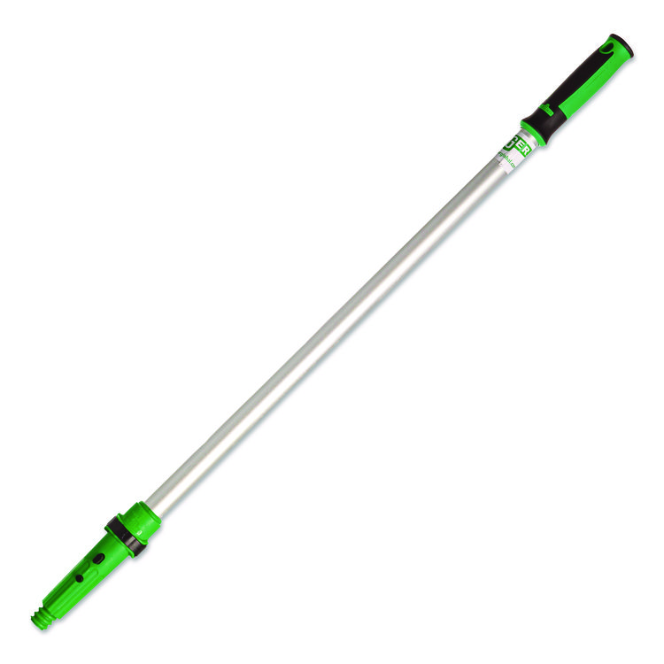 Unger Henry's Handi Handle, with ErgoTec Locking Cone, 2 ft, Green/Silver (UNGHH240EA)