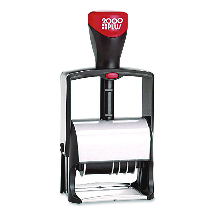 COSCO 2000PLUS Classic Line Message Dater, 5 Years, 12 Phrases, 1.75 x 0.18, Black Ink (COS011029)
