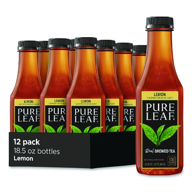 Pure Leaf Iced Tea, Lemon, 18.5 oz, 12/Carton (PEP28618)