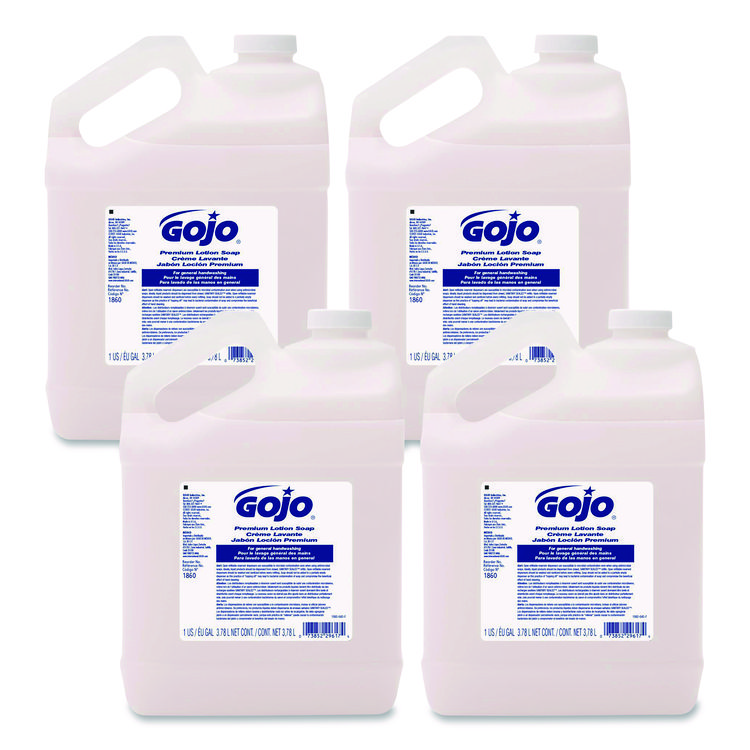GOJO Premium Liquid Hand Soap Refill, Waterfall Scent, 1 gal (GOJ186004)