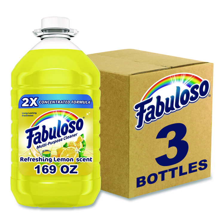 Fabuloso Multi-use Cleaner, Lemon Scent, 169 oz Bottle, 3/Carton (CPC61037885)