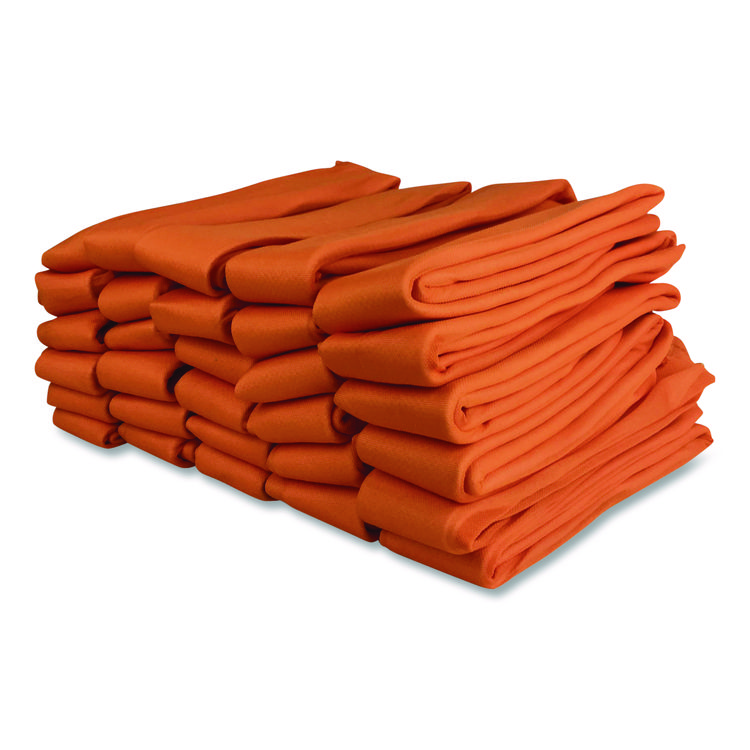 ABSORBENT SPECIALTY PRODUCTS Water Dams, 2.5" x 4 ft x 2.5", Orange, 30/Box (QKDWUB2430)