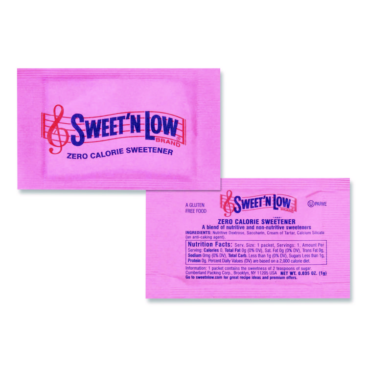 Sweet'N Low Sugar Substitute, 0.15 oz Packet, 400/Box (SMU50150)