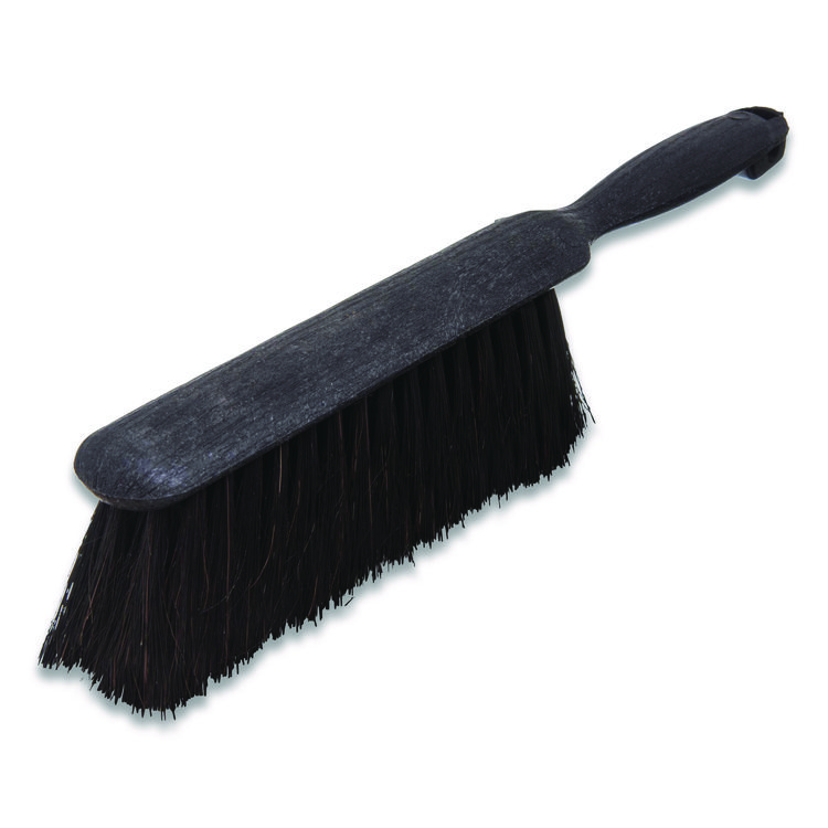 Carlisle Counter/Radiator Brush, Black Horsehair Blend Bristles, 8" Brush, 5" Black Handle (CFS3622503)