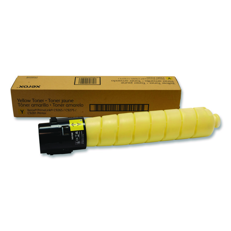 Xerox 006R04854 Toner, 37,500 Page-Yield, Yellow (XER006R04854)
