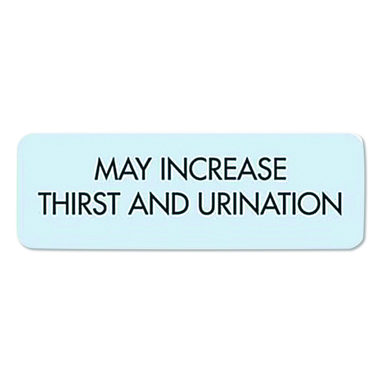 Medical Arts Press Veterinary Medication Instruction Labels, May Increase Thirst and Urination, 1.5 x 0.5, Blue, 500 Labels (MAQ35332)