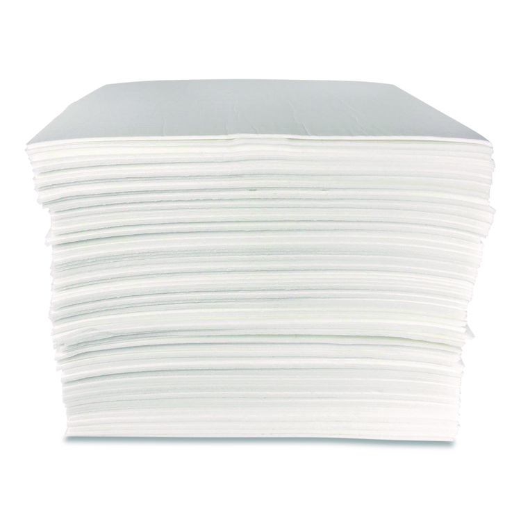 ABSORBENT SPECIALTY PRODUCTS Mighty Mat Heavy Absorbent Pads, Stay Put Backing, 18 gal, 16" x 18", 100/Box (QKDPUCH100SP)