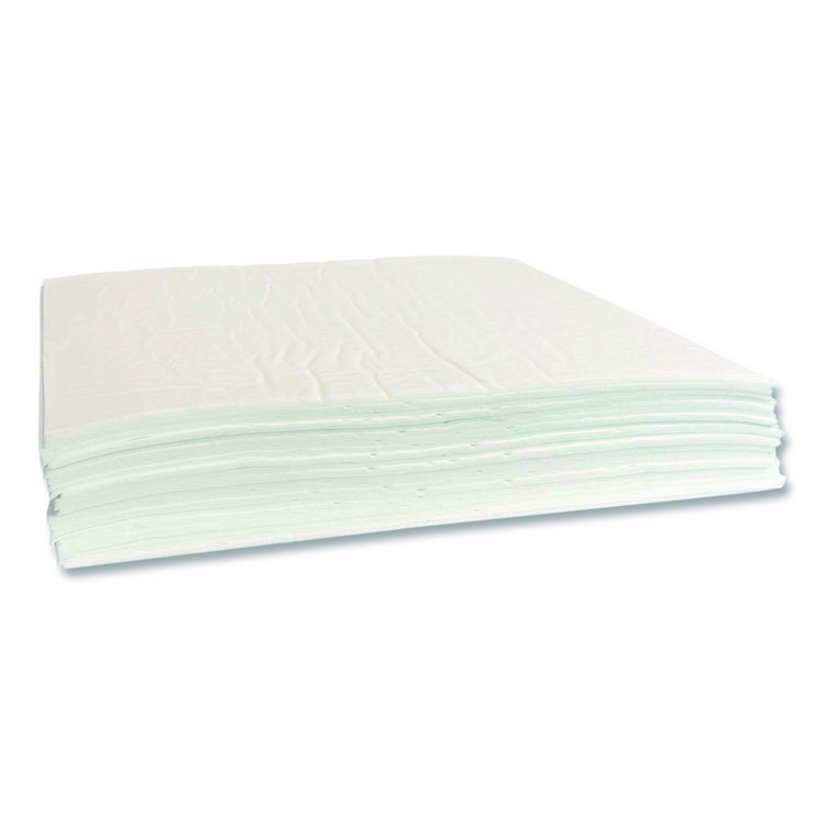 ABSORBENT SPECIALTY PRODUCTS Mighty Mat Heavy Absorbent Pads, 3.6 gal, 16" x 18", 20/Box (QKDPUCH20)