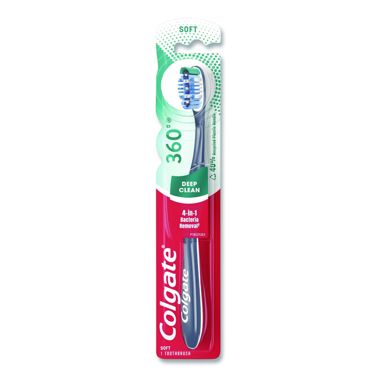 Colgate 360 Toothbrush, Soft, Randomly Assorted Colors (CPC68817)