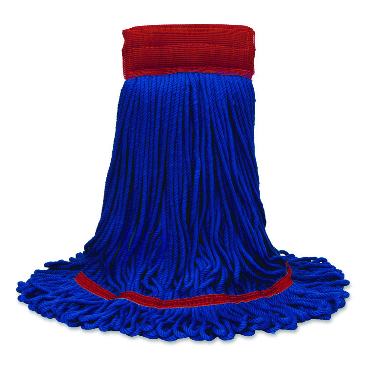 NEXSTEP COMMERCIAL PRODUCTS MaxiPlus Microfiber Loop-End Mop, Microfiber, 24 oz, Blue (NCP97207)