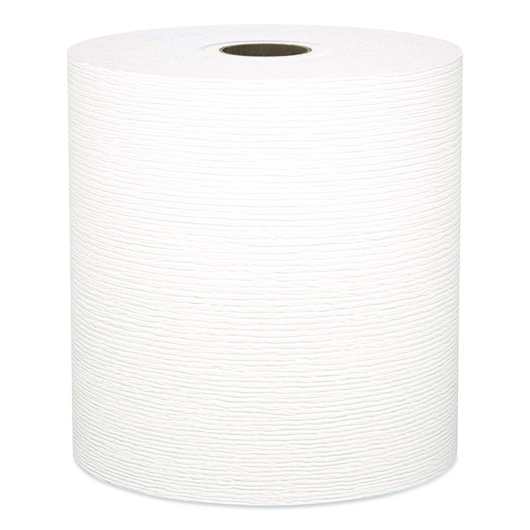 Kleenex Universal Hard Roll Paper Towels with Premium Absorbency Pockets, 1-Ply, 8" x 425 ft, 1.5" Core, White, 12 Rolls/Carton (KCC01080)