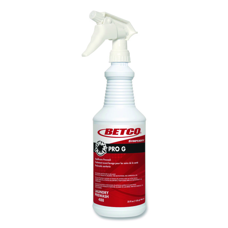 BETCO CORPORATION Simplicity Pro G Healthcare Prewash, 32 oz Spray Bottle, 6/Carton (BET4881600)