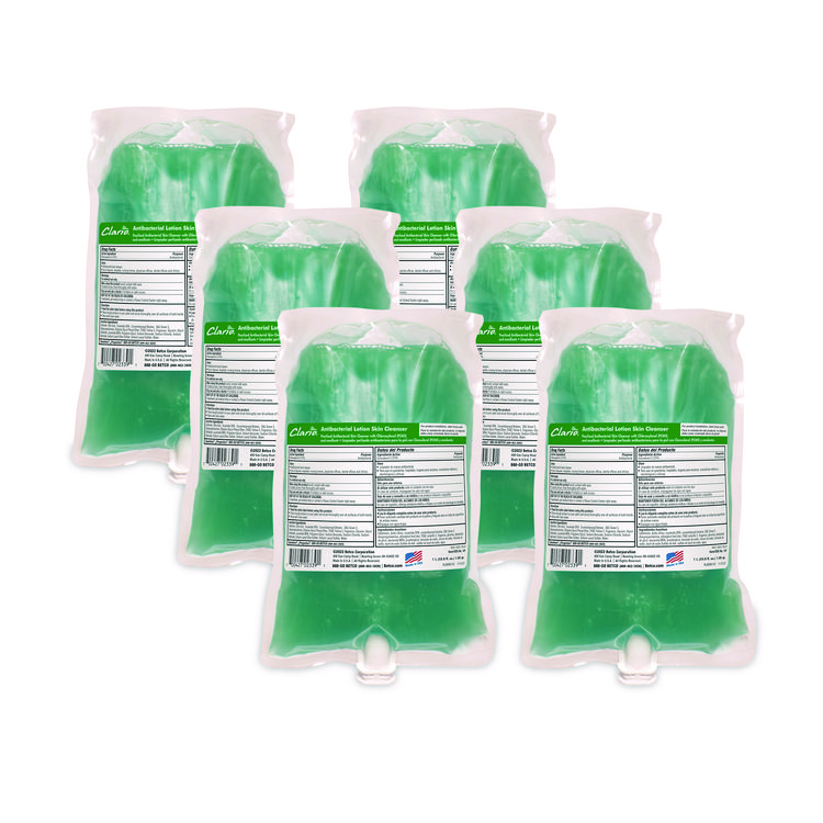 BETCO CORPORATION Antibacterial Lotion Cleanser, 1 L Dispenser Refills, 6/Carton (BET1412900)