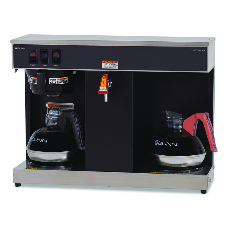 BUNN VLPF 12-Cup Automatic Coffee Brewer, Gray/Stainless Steel (BUN074000005)