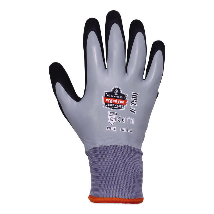 EGO17635 - ergodyne ProFlex 7501 Coated Waterproof Winter Gloves, EN388: 2131X, 11" Long, X-Large, Gray, Pair (EGO17635) - Image 2