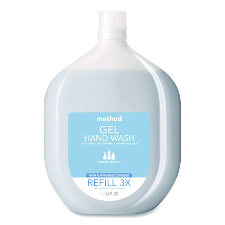 Method Gel Hand Wash Refill, Sweetwater Scent, 34 oz (MTH00652)