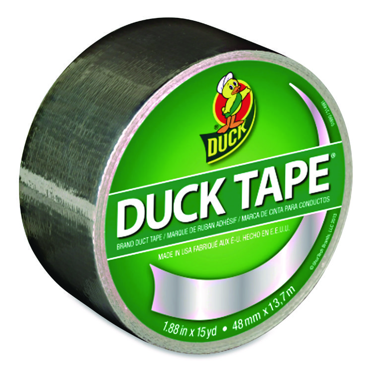 Duck Colored Duct Tape, 3" Core, 1.88" x 10 yds, Chrome (DUC280621)