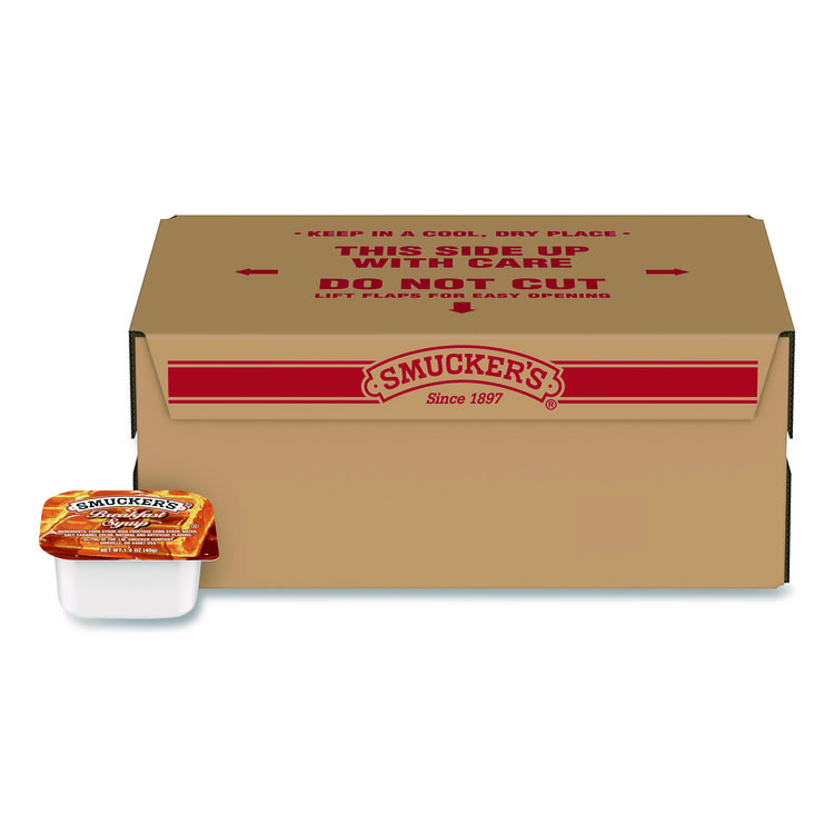 Smucker's Breakfast Syrup Plastic Portion Control Cup, 1.4 oz Cup, 100/Carton (SMU51009)