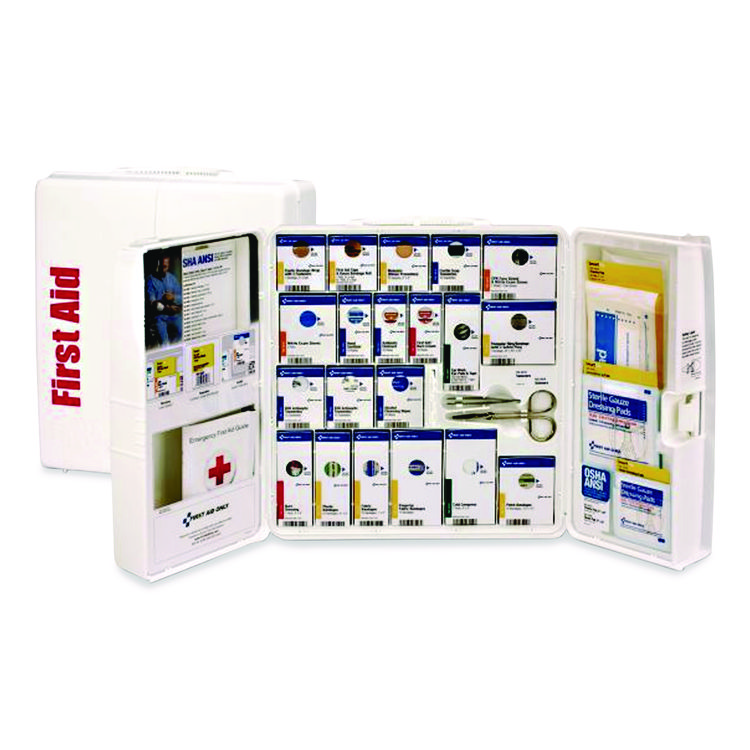 First Aid Only General Business First Aid Kit for 50 People, 245 Pieces, Plastic Case (FAO1000FAE0103)