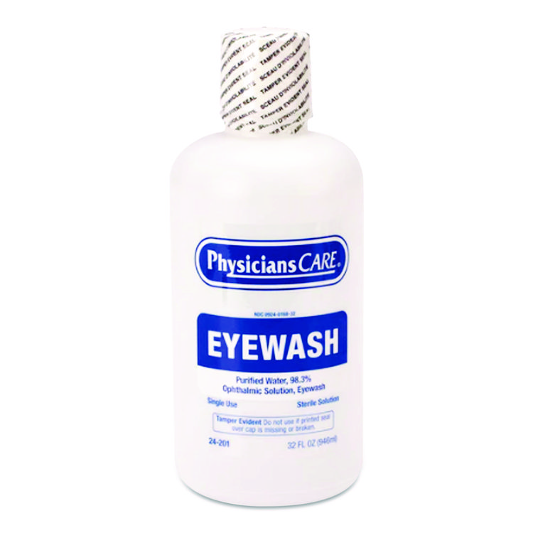 First Aid Only Pur-Wash Eye Wash, 32 oz Bottle (FAO340232)