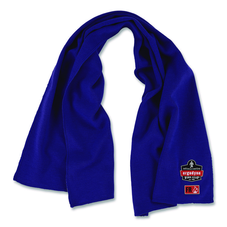 ergodyne Chill-Its 6606FR FR Cooling Towel, Modacrylic Knit, One Size Fits Most, Blue (EGO12437)
