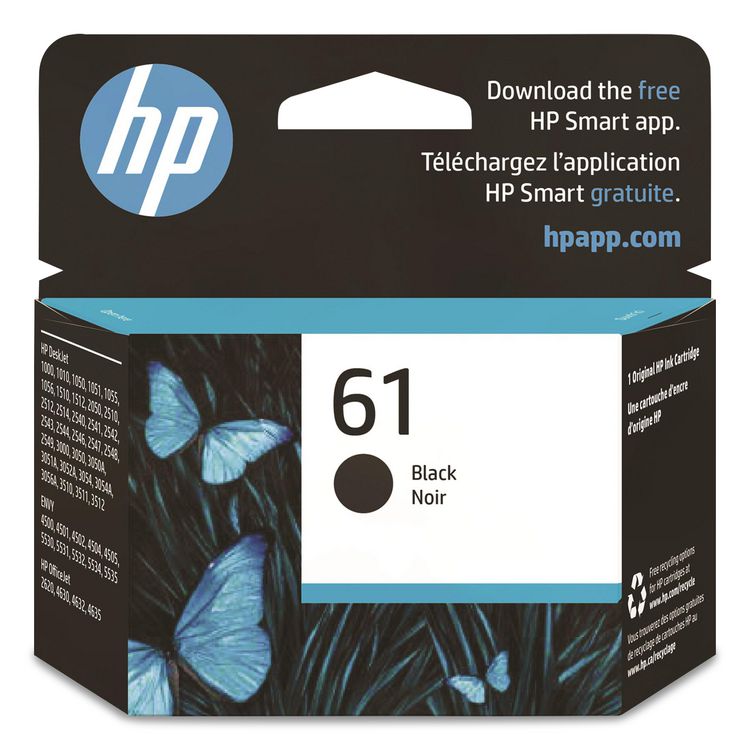 HP HP 61, (CH561WN) Black Original Ink Cartridge (HEWCH561WN)