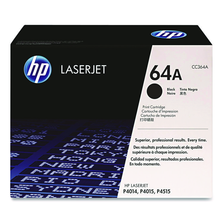 HP HP 64A, (CC364A) Black Original LaserJet Toner Cartridge (HEWCC364A)