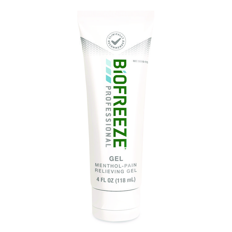 BIOFREEZE Professional Green Topical Analgesic Pain Reliever Gel, 4 oz Tube (BIF540936)