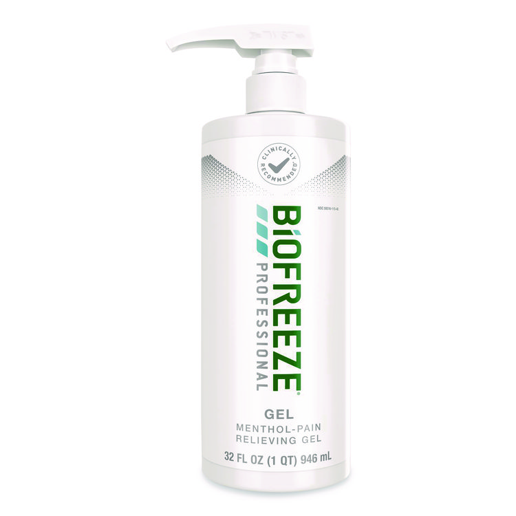 BIOFREEZE Professional Green Topical Analgesic Pain Reliever Gel, 32 oz Pump (BIF540938)
