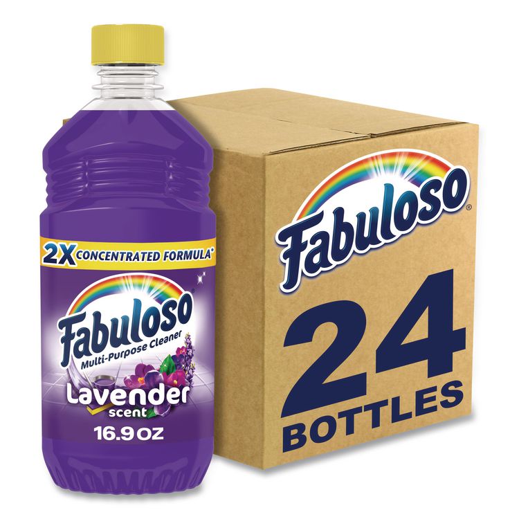 Fabuloso Multi-Use Cleaner, Lavender Scent, 16.9 oz Bottle, 24/Carton (CPC53105)