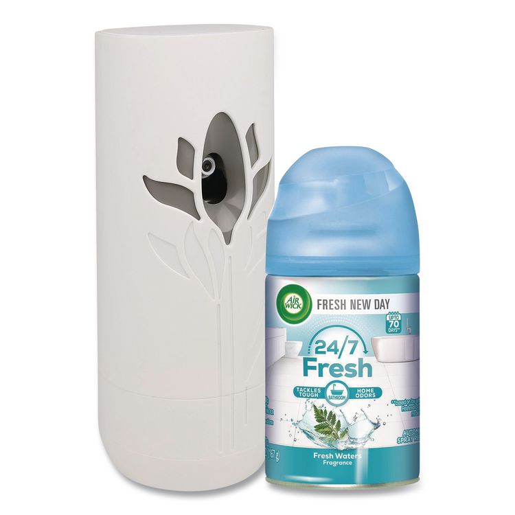 RAC79553EA - Air Wick Freshmatic Ultra Automatic Spray Refill, Fresh Waters, 5.89 oz Aerosol Spray (RAC79553EA) - Image 2