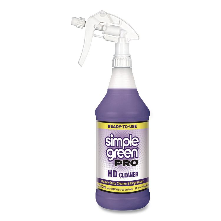 Simple Green Pro HD Cleaner Ready-To-Use, 32 oz Spray Bottle, 12/Carton (SMP2103032)