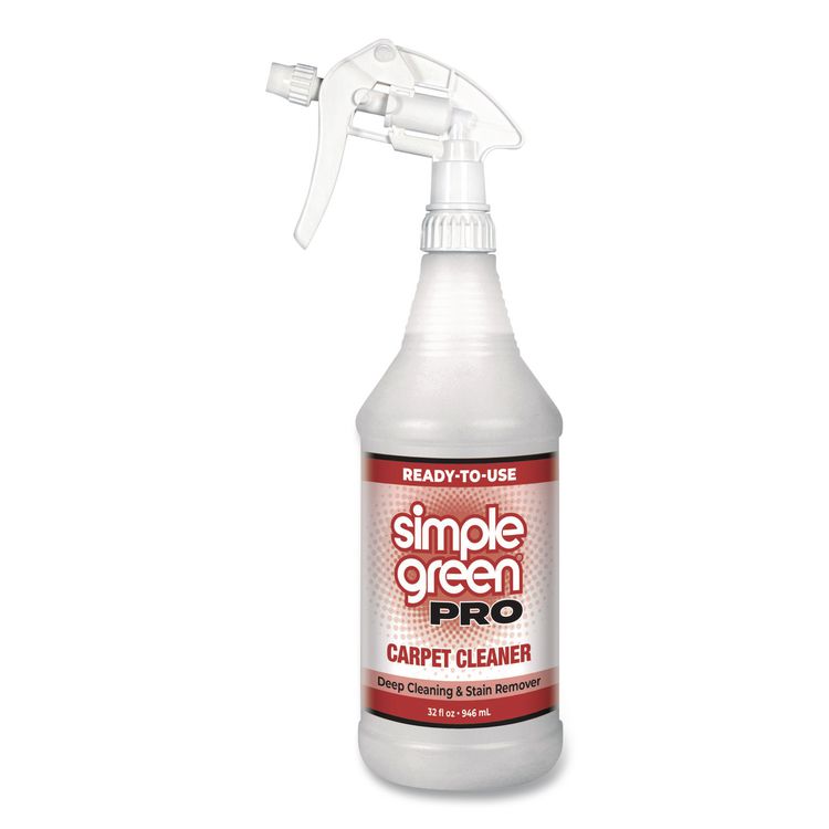 Simple Green Pro Carpet Cleaner Ready-To-Use, 32 oz Spray Bottle, 12/Carton (SMP0506032)