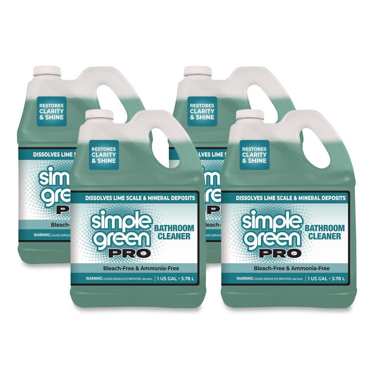 Simple Green Pro Bathroom Cleaner, 1 gal Bottle, 4/Carton (SMP1751128)