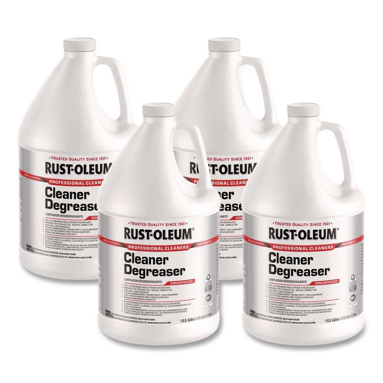 Rust-Oleum Professional Cleaner Degreaser Concentrated, 1 gal Bottle, 4/Carton (RST352261)