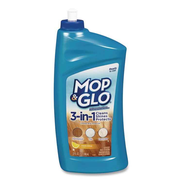 MOP & GLO Ready to Use Multi-Surface Floor Cleaner, Fresh Citrus Scent, 32 oz Bottle (RAC98563EA)
