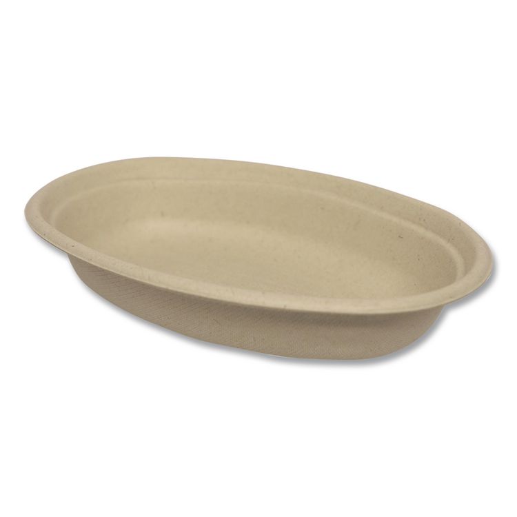 World Centric Fiber Bowls, Burrito Bowl, 18 oz, 8 x 5.3 x 1.6, Natural, Paper, 400/Carton (WORBOSCUBBSLFP)