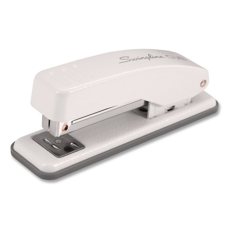 Swingline Cub Compact Metal Stapler, 20 Sheet Capacity, Arctic White (SWI1067)