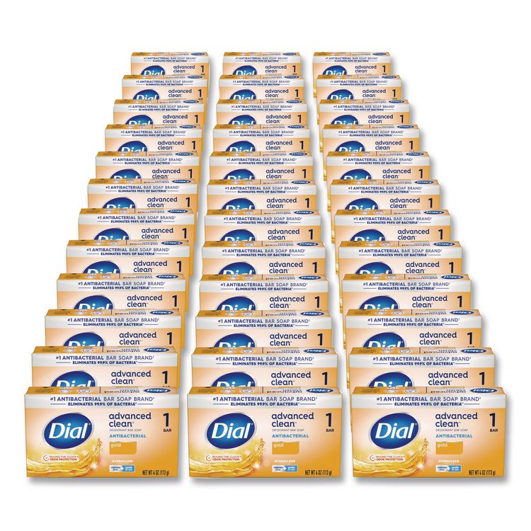 Dial Deodorant Bar Soap, Iconic Dial Gold Fragrance, 4 oz, 36/Carton (DIA92617)