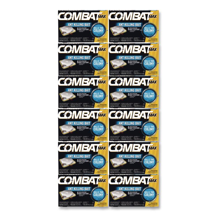 Combat Source Kill MAX Ant Killing Bait, 0.21 oz, 6/Box 12 Boxes/Carton (DIA55901)